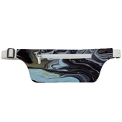 Abstract Painting Black Active Waist Bag
