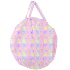 Dungeons And Cuties Giant Round Zipper Tote by thePastelAbomination