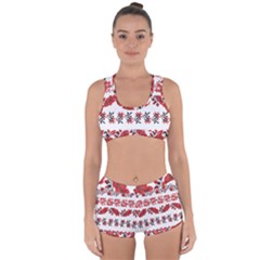 Vectors Ukraine Scheme Pattern Kit Racerback Boyleg Bikini Set