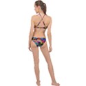Blobs Dots Abstract Art Waves High Neck Bikini Set View2