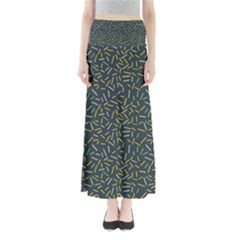 Abstract Pattern Sprinkles Full Length Maxi Skirt