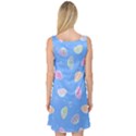 Seashell Clam Pattern Art Design Sleeveless Satin Nightdress View2