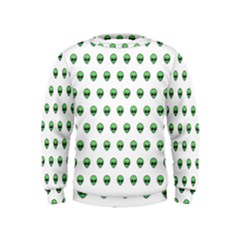 Aliens Ufo Fantasy Pattern Kids  Sweatshirt by Wegoenart