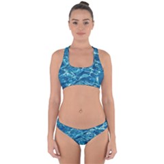 Surface Abstract Background Cross Back Hipster Bikini Set by artworkshop