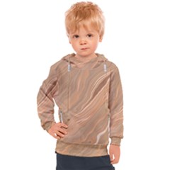 Abstract Marble Effect Earth Stone Texture Kids  Hooded Pullover by Wegoenart