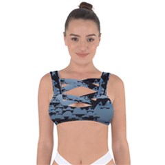 Illustration Background Pattern Modernart Bandaged Up Bikini Top by Wegoenart