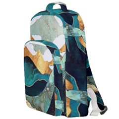 Ocean Whale Painting Sea Undersea Double Compartment Backpack by Wegoenart