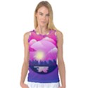 Landscape Illustration Illustrator Women s Basketball Tank Top View1