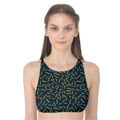 Abstract Pattern Sprinkles Sprinkle Tank Bikini Top by Wegoenart