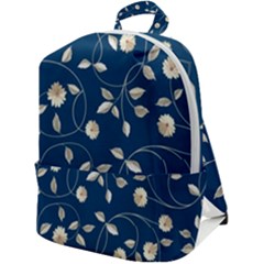 Illustration Pattern Abstract Wallpaper Design Zip Up Backpack by Wegoenart