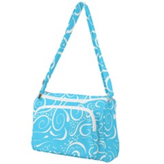 Illustration Scribble Reason Design Pattern Front Pocket Crossbody Bag by Wegoenart