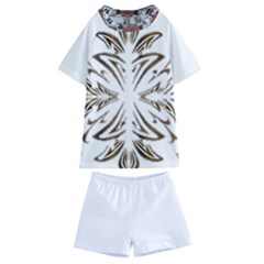 Im Fourth Dimension Colour 38 Kids  Swim Tee And Shorts Set