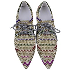 Mil Knit Pointed Oxford Shoes