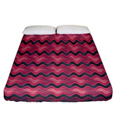 Background-pattern-structure Fitted Sheet (california King Size)