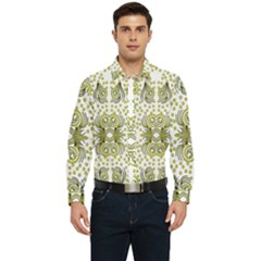 Illustration Abstract Background Pattern Texture Design Men s Long Sleeve  Shirt