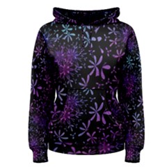 Retro Flower Pattern Design Batik Indonesia Women s Pullover Hoodie by Wegoenart