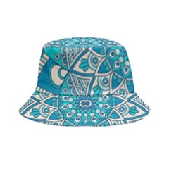 Mandala Blue Bucket Hat by zappwaits