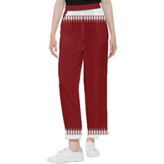 Christmas Red Graphic Women s Pants  by artworkshop