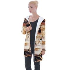 Venetian Mask Longline Hooded Cardigan by ConteMonfrey