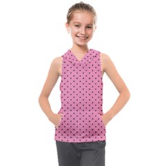 Polka Dot Dots Pattern Dot Kids  Sleeveless Hoodie by danenraven