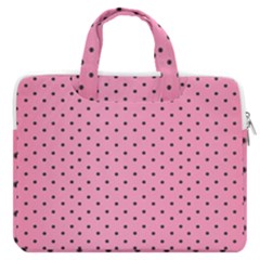 Polka Dot Dots Pattern Dot Macbook Pro 16  Double Pocket Laptop Bag  by danenraven