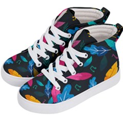 Illustrations Background Pattern Leaves Leaf Nature Texture Kids  Hi-top Skate Sneakers