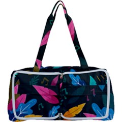 Illustrations Background Pattern Leaves Leaf Nature Texture Multi Function Bag by Ravend