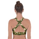 Flower Power And Big Porcelainflowers In Blooming Style Cross Back Sports Bra View2