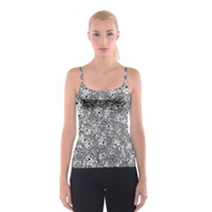 Weird Cute Fantasy Monsters Motif Pattern Spaghetti Strap Top