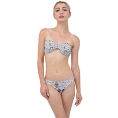 Coffee Coffeemania Caffeine Classic Bandeau Bikini Set by Wegoenart