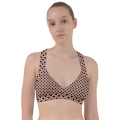 Halloween Plaids Arrow Sweetheart Sports Bra by ConteMonfrey