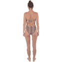Halloween Plaids arrow Tie Back One Piece Swimsuit View2