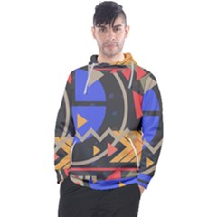 Background Abstract Colors Shapes Men s Pullover Hoodie by Wegoenart
