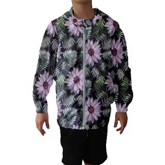 Flower  Petal  Spring Watercolor Kids  Hooded Windbreaker by Ravend