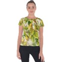 Pear Fruit Tree Organic Pattern Short Sleeve Sports Top  View1