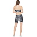 Background Burnout Template Doodle Stretch Shorts and Tube Top Set View2