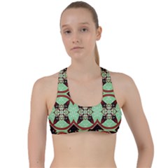 Christmas Stars Criss Cross Racerback Sports Bra by artworkshop