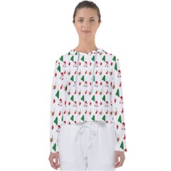 Christmas-santaclaus Women s Slouchy Sweat