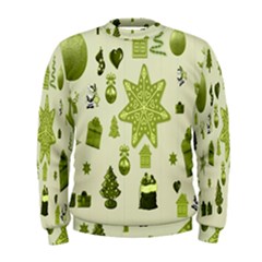 Christmas-stocking-star-bel Men s Sweatshirt