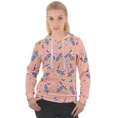 Rocket Ship Rocket Spaceship Women s Overhead Hoodie by Ravend