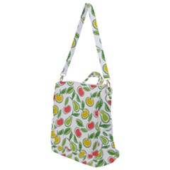 Fruit Fruits Food Illustration Background Pattern Crossbody Backpack