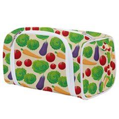 Food Illustration Pattern Texture Toiletries Pouch