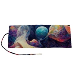 Quantum Physics Dreaming Lucid Roll Up Canvas Pencil Holder (s)