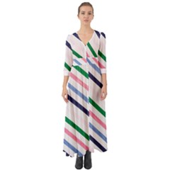 Background-055 Button Up Boho Maxi Dress