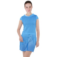 City Drawstring Hooded Dress