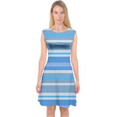 Cotton Capsleeve Midi Dress