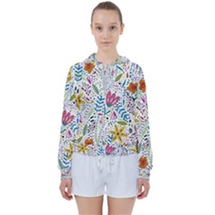 Flowers Women s Tie Up Sweat