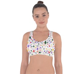 Illustration Cross String Back Sports Bra