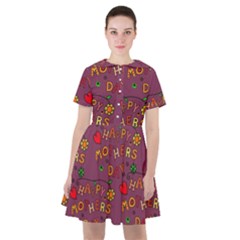 Seamless,happy Mothers Day Sailor Dress