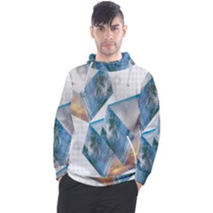 Cubes 3d Mockup Dots Game Cutout Men s Pullover Hoodie by danenraven